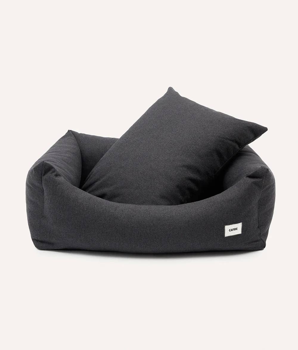CAFIDE – Anthracite Black – Recycled Foam Fill Dog Bed