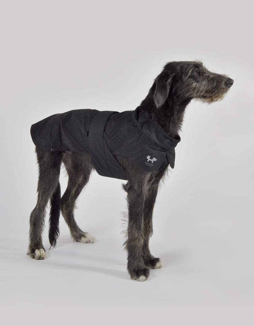 United Pets – Chubasquero de Poliéster suave - Negro