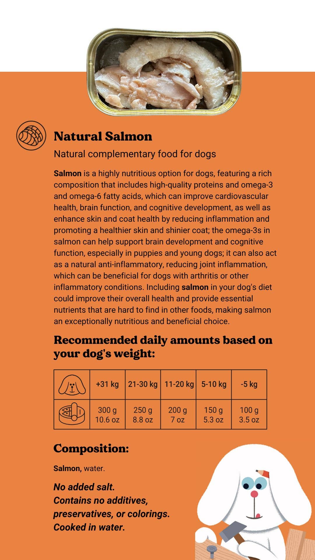 Canumi Wet Dog Food - Natural Salmon - Adult Dogs