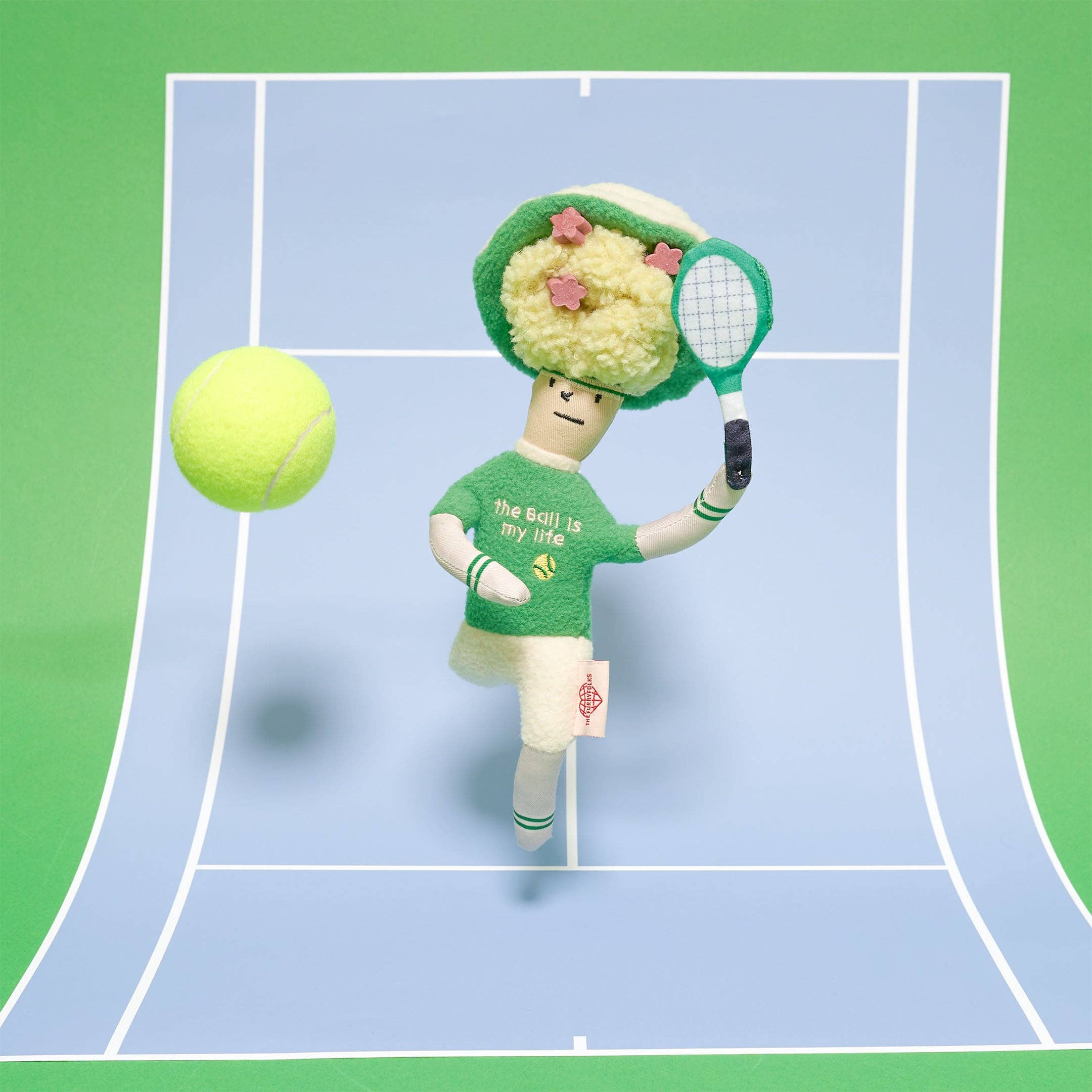 The Furryfolks – Tennis Hooman – Dog Interactive Nosework Toy