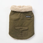 Spark Paws – Chaqueta con Forro Sherpa – Verde