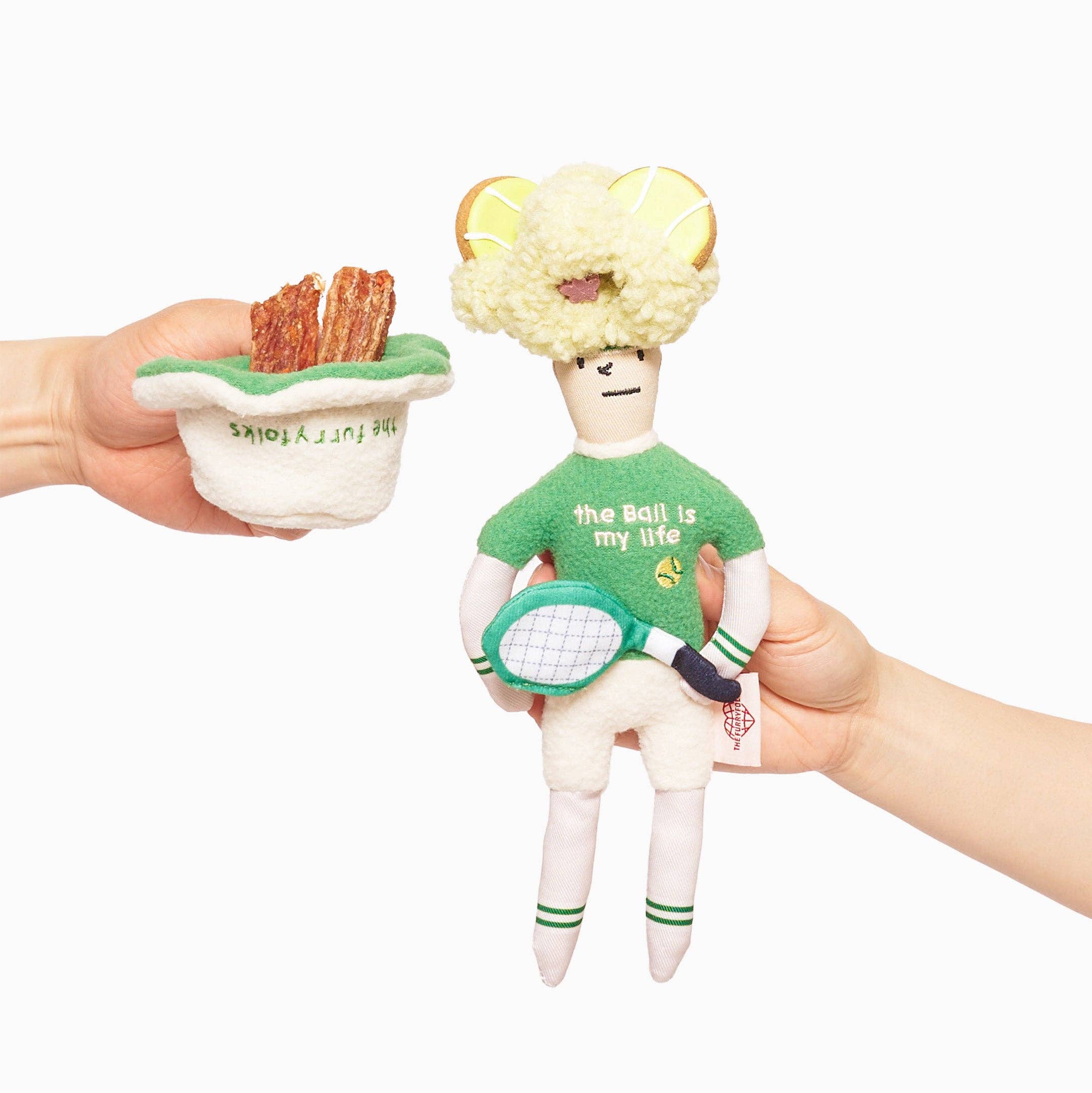 The Furryfolks – Tennis Hooman – Dog Interactive Nosework Toy