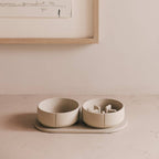 Pino – Classic Dog Bowl – Ultra-durable Sandstone & Hypoallergenic