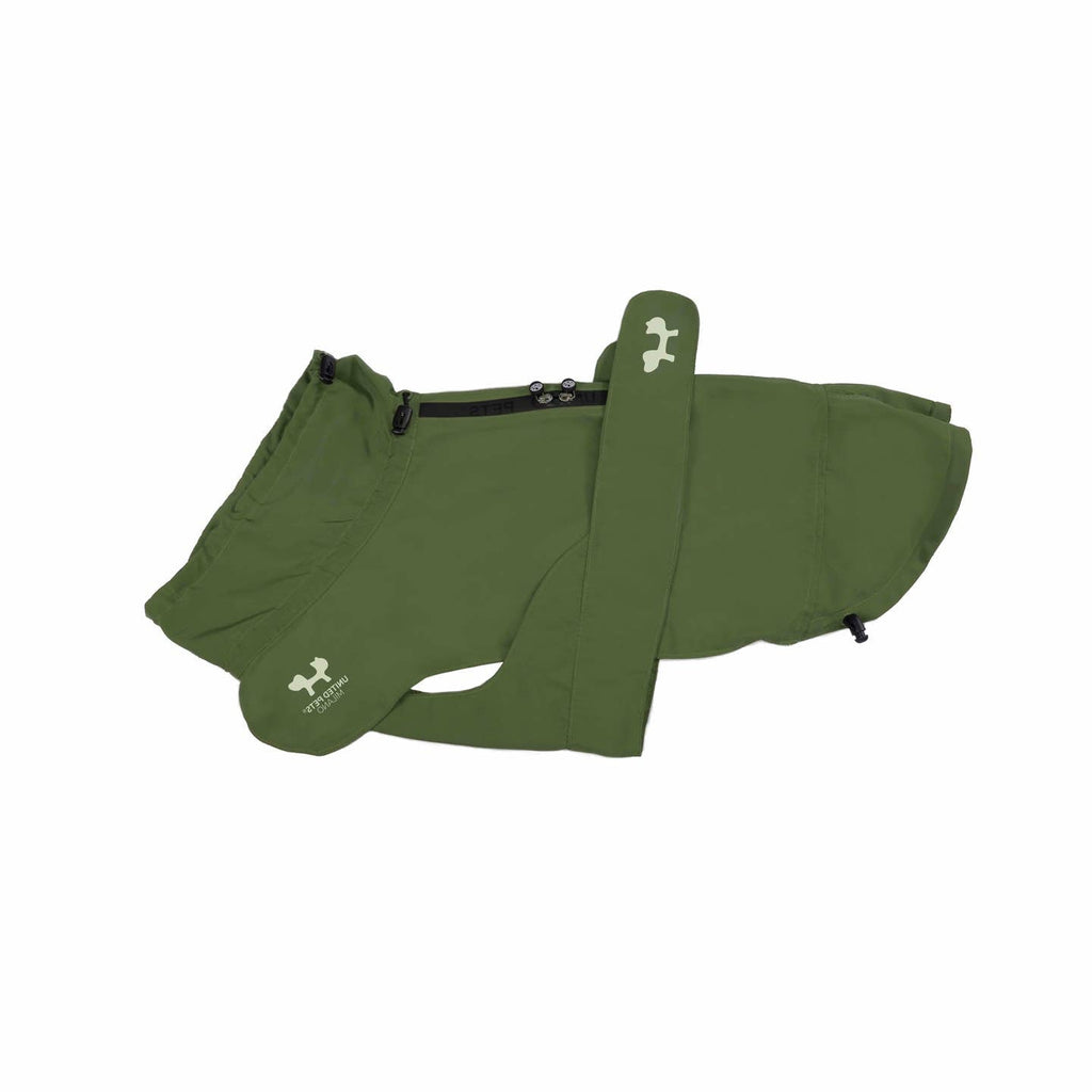 United Pets – Chubasquero de Poliéster suave - Verde