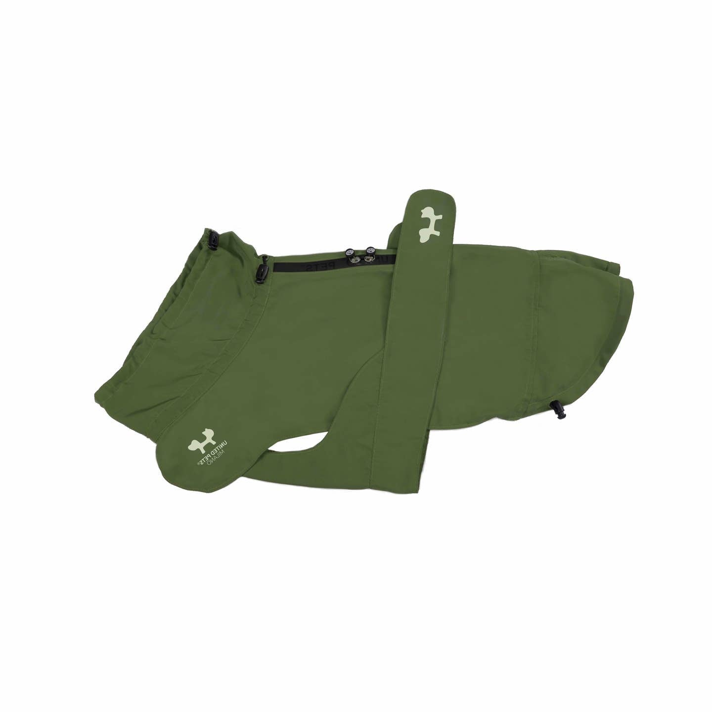 United Pets – Chubasquero de Poliéster suave - Verde