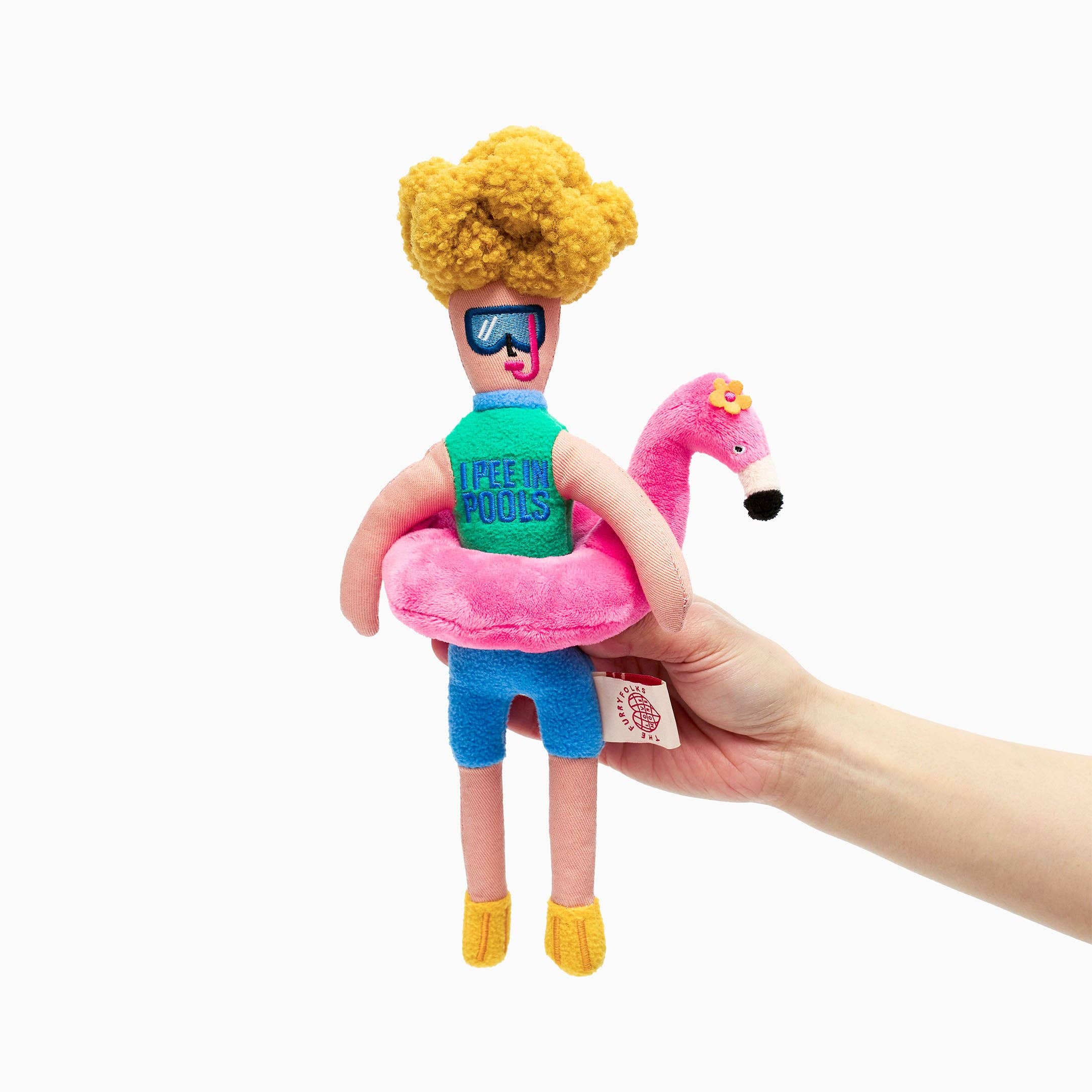 The Furryfolks – Flamingo Hooman – Dog Interactive Nosework Toy