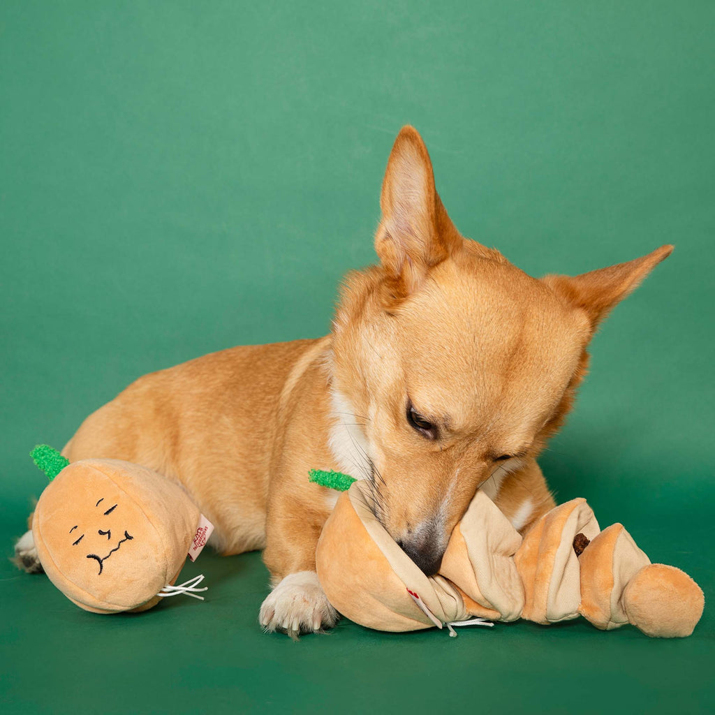 The Furryfolks – Yellow Onion – Dog Interactive Nosework Toy