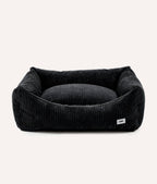 CAFIDE - Cama para Perros de Pana Negra, Snozy