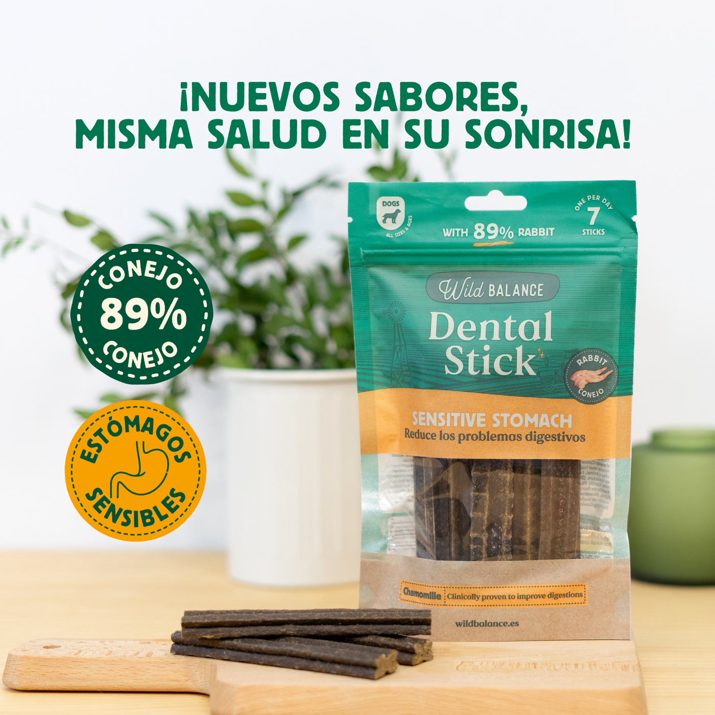 Wild Balance Dental Snack – Rabbit – Sensitive Stomach