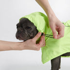 Spark Paws - Breatheshield™ Dog Raincoat - Lime White Navy