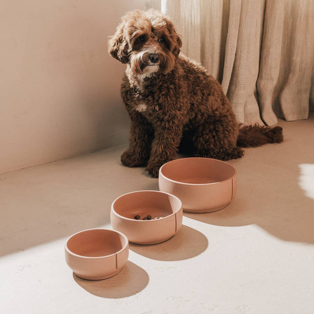 Pino – Classic Dog Bowl – Ultra-durable Sandstone & Hypoallergenic
