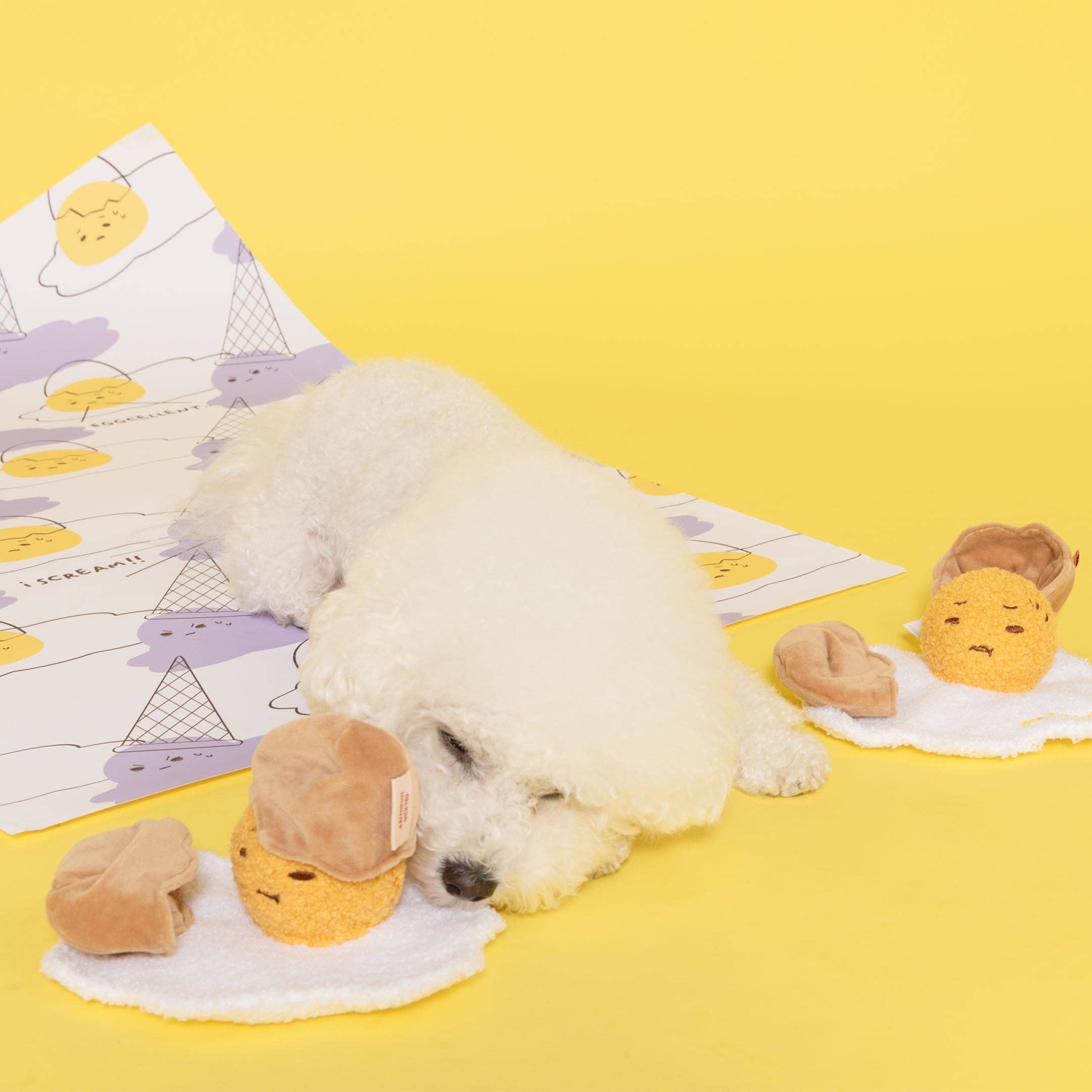 The Furryfolks – Egg Cellent – Dog Interactive Nosework Toy