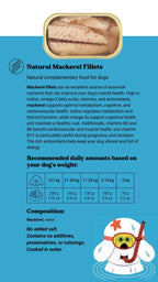 Canumi Wet Dog Food - Wild Atlantic Mackerel Fillets - Adult Dogs