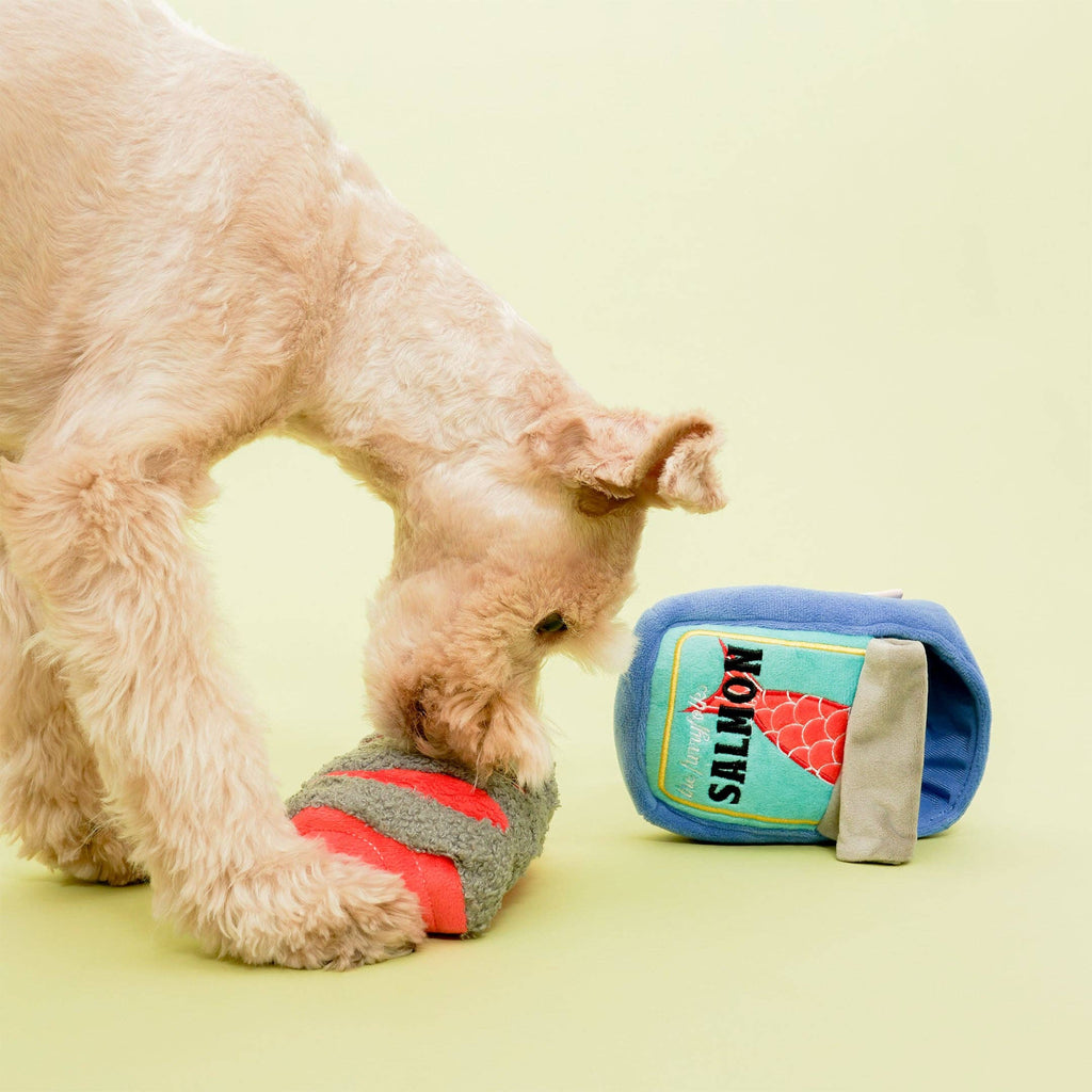 The Furryfolks – Tinned Salmon – Dog Interactive Nosework Toy