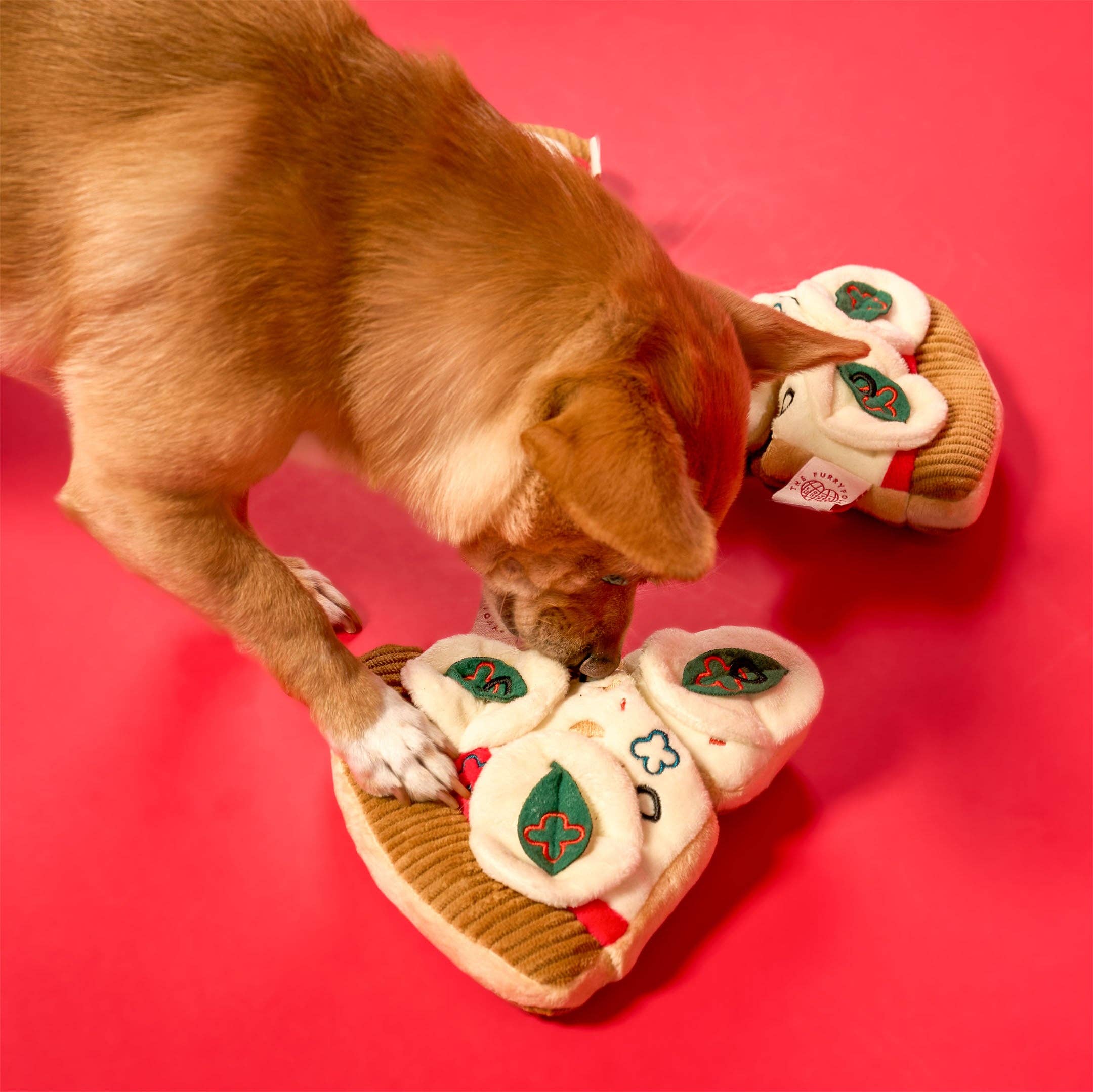 The Furryfolks – Pizza – Dog Interactive Nosework Toy