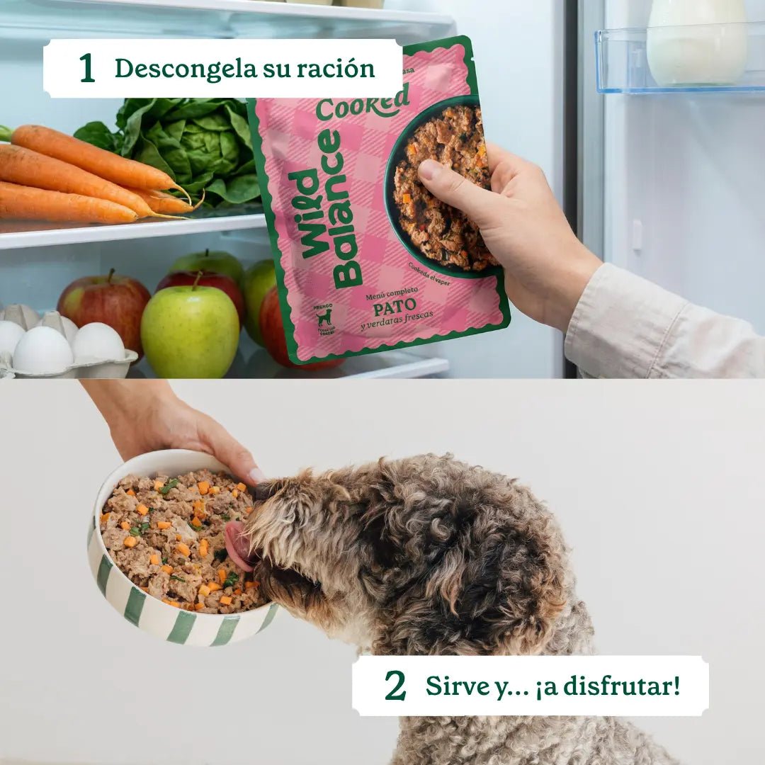 Wild Balance Comida Cocinada Para Perros Congelada - Receta De Pato