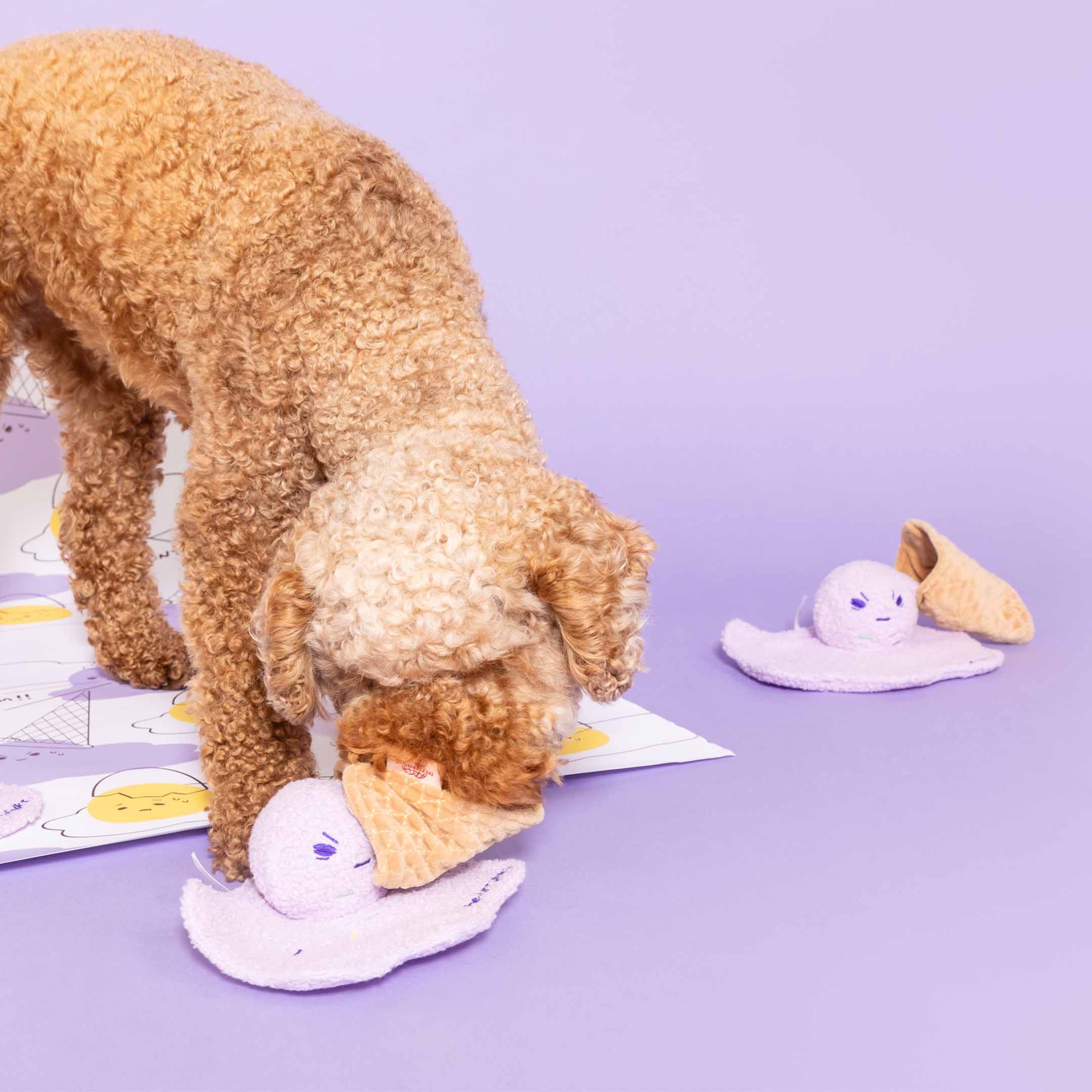 The Furryfolks – I Scream – Dog Interactive Nosework Toy