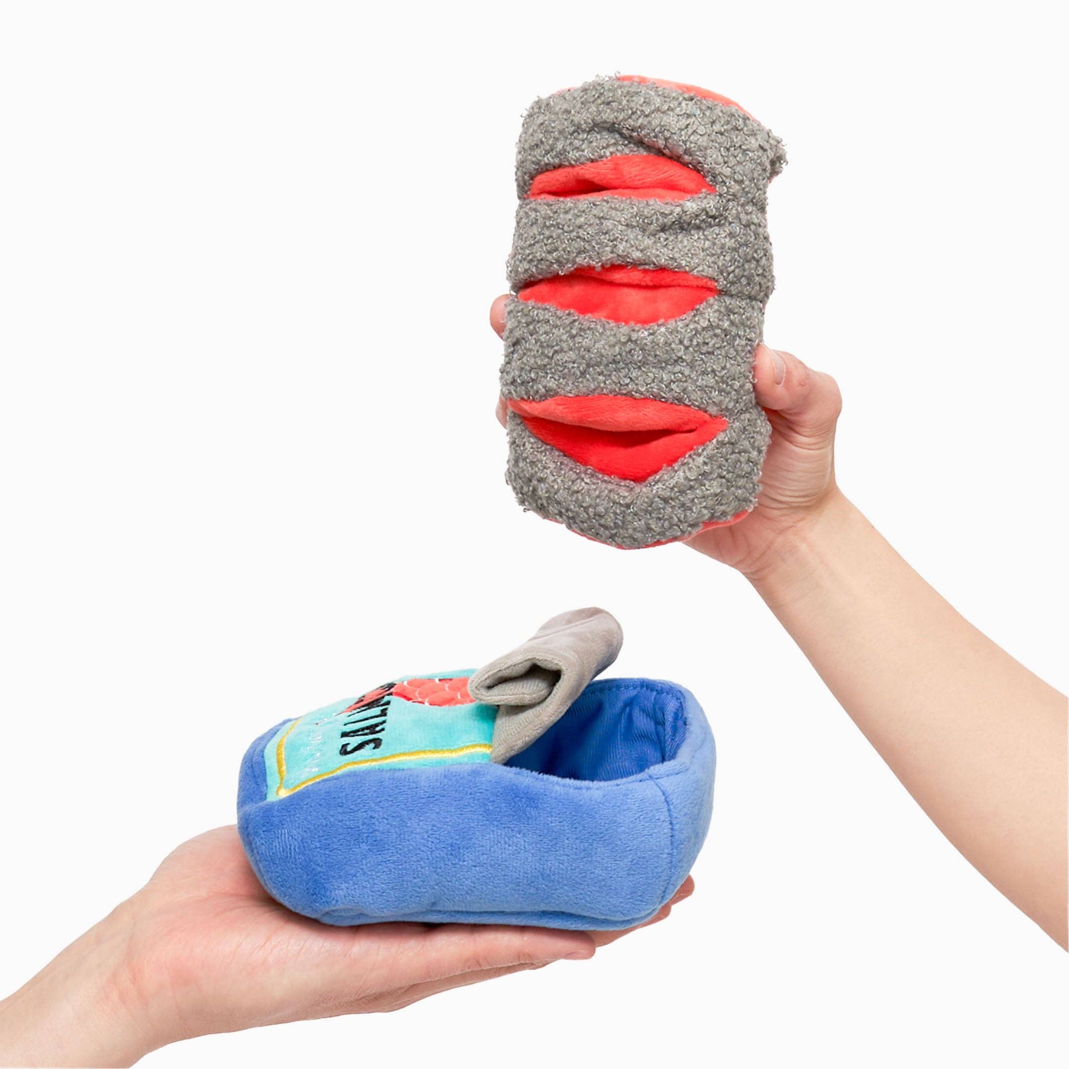 The Furryfolks – Tinned Salmon – Dog Interactive Nosework Toy