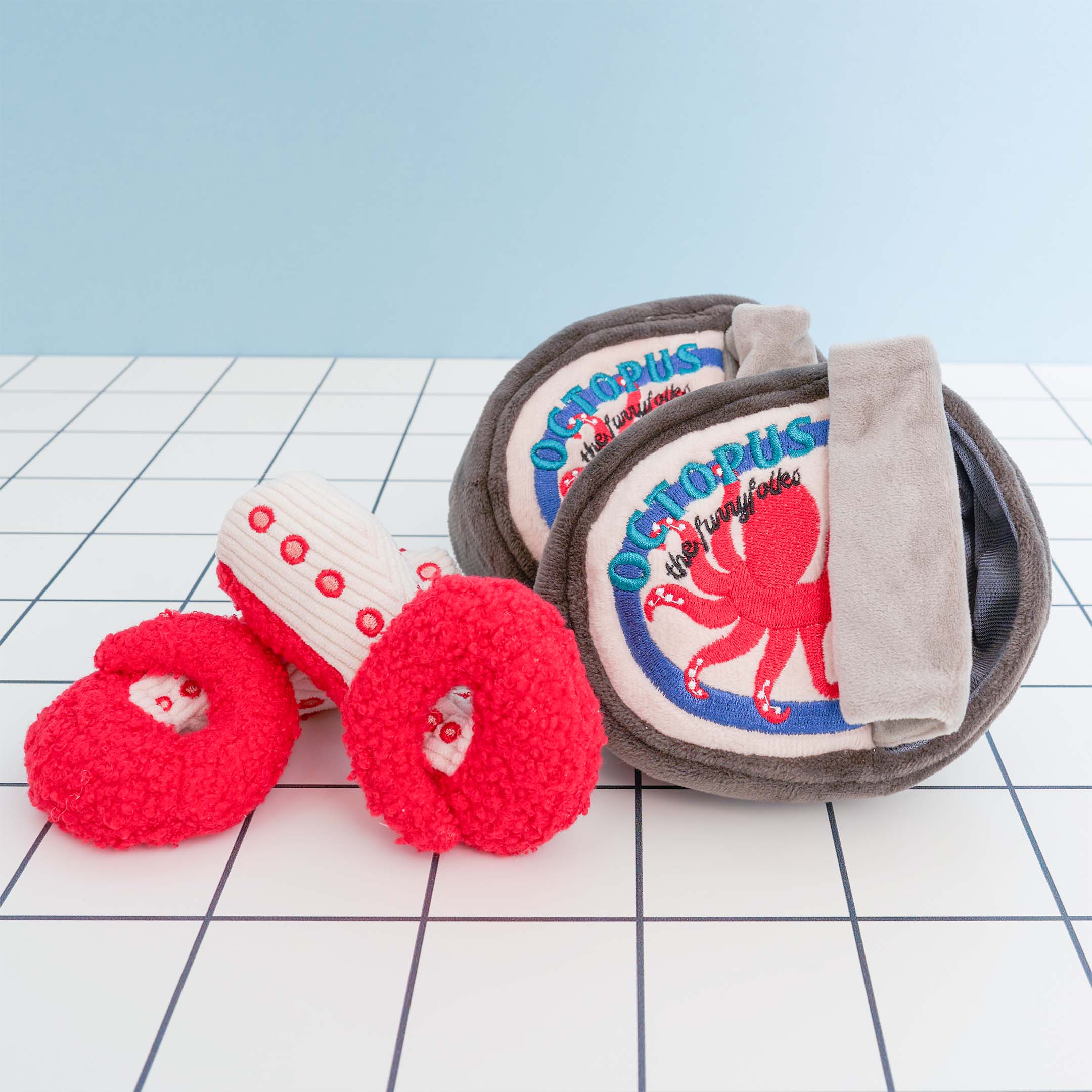 The Furryfolks – Tinned Octopus – Dog Interactive Nosework Toy
