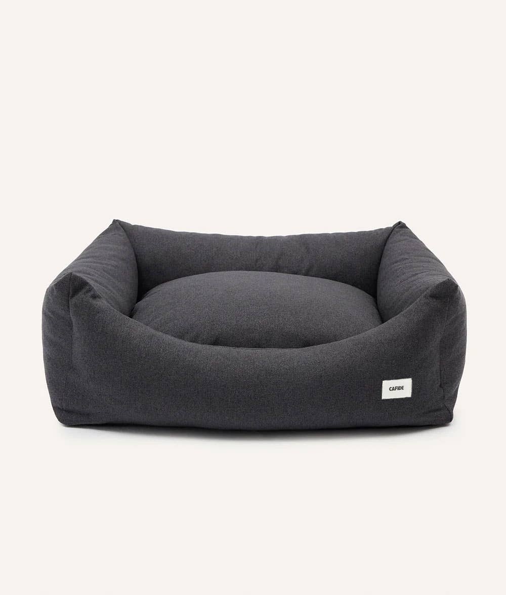 CAFIDE – Anthracite Black – Recycled Foam Fill Dog Bed
