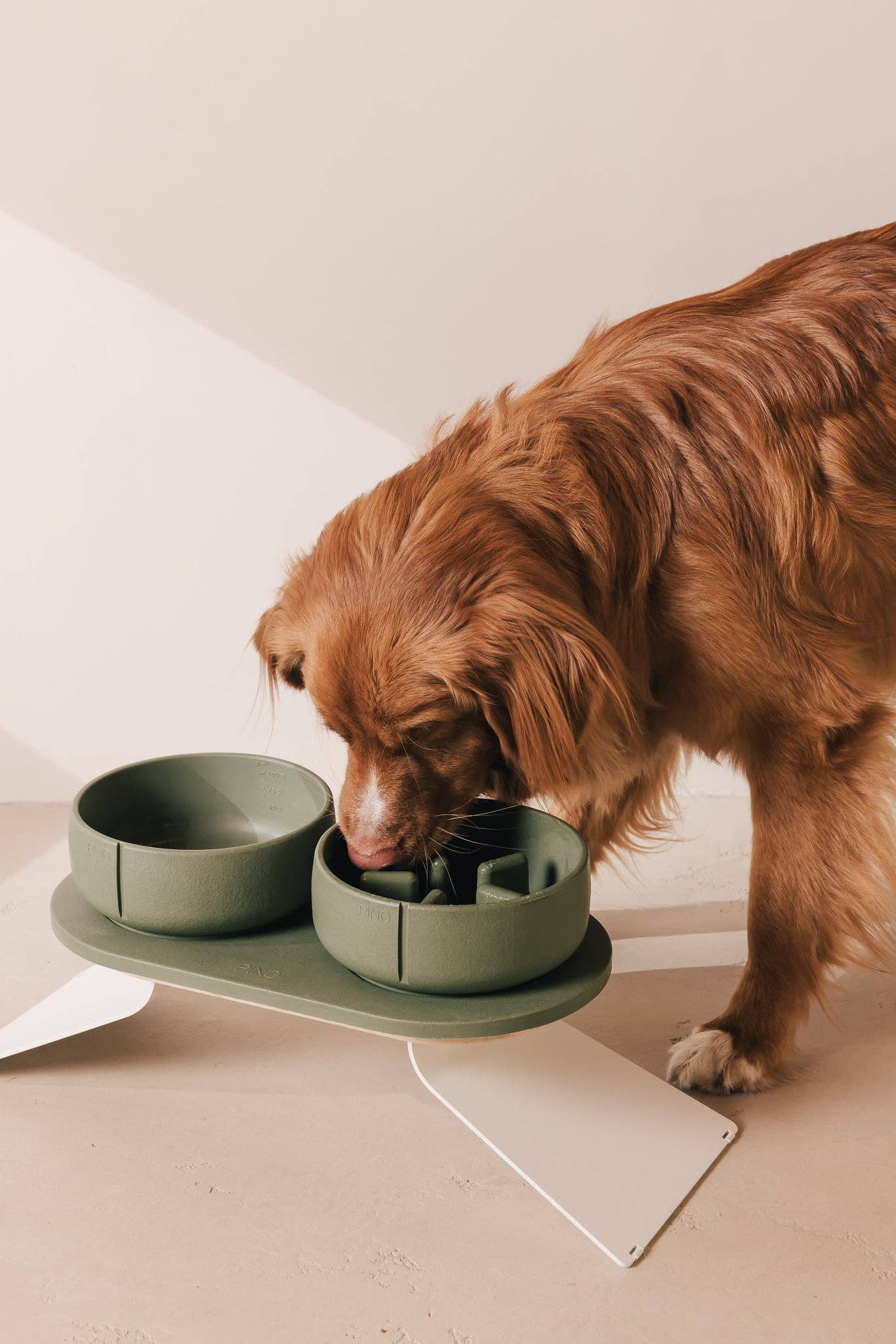 Pino – Slow Feeder Bowl – Ultra-durable Sandstone & Hypoallergenic
