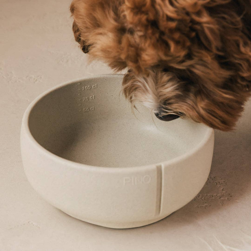 Pino – Classic Dog Bowl – Ultra-durable Sandstone & Hypoallergenic