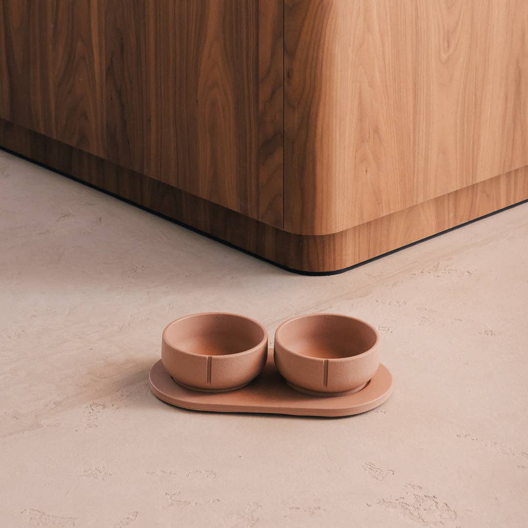 Pino – Cuenco Clásico para Perros – Ultra-durable Arenisca & Hipoalergénico