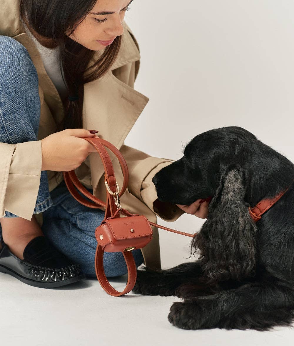 CAFIDE – Jala Leash Brown – Vegan Leather