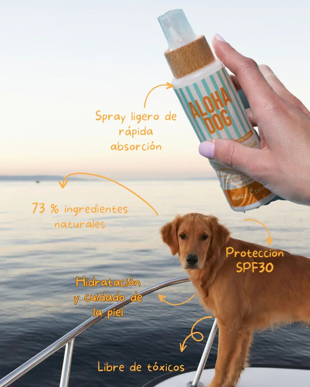 Masco Beauty – Aloha Dog – Natural Sunscreen Spray