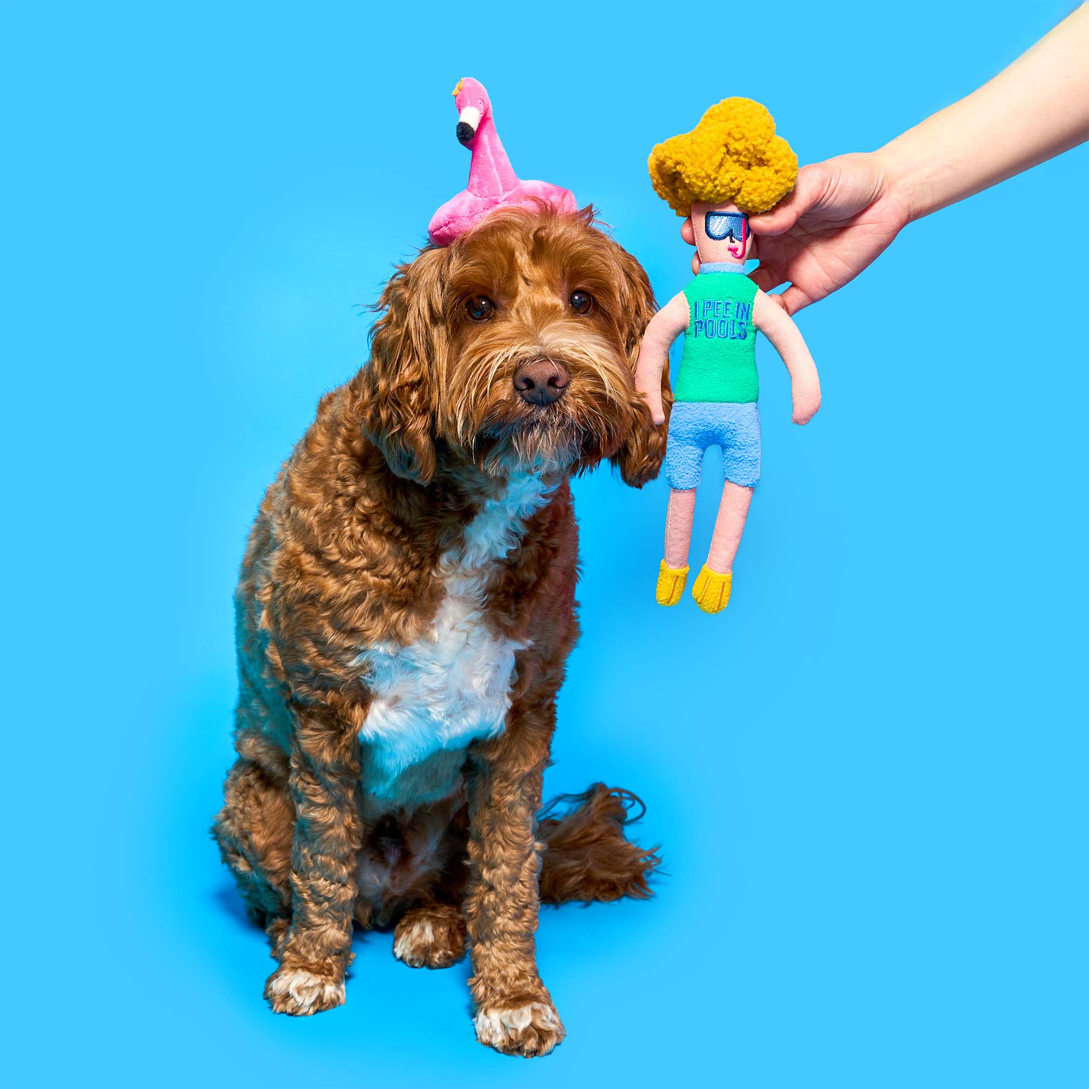 The Furryfolks – Flamingo Hooman – Dog Interactive Nosework Toy