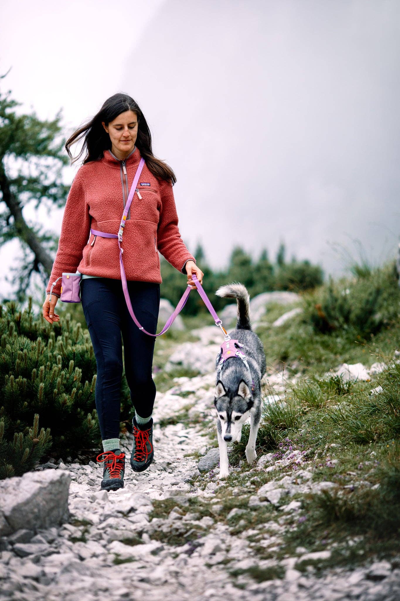Woolly Wolf – Multi-Use Leash – Recycled RPET
