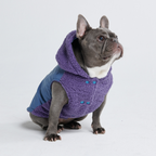 Spark Paws - Reversible Sherpa Jacket - Purple and Blue