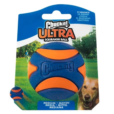 Chuckit! – Ultra Squeaker Ball – Goma Natural