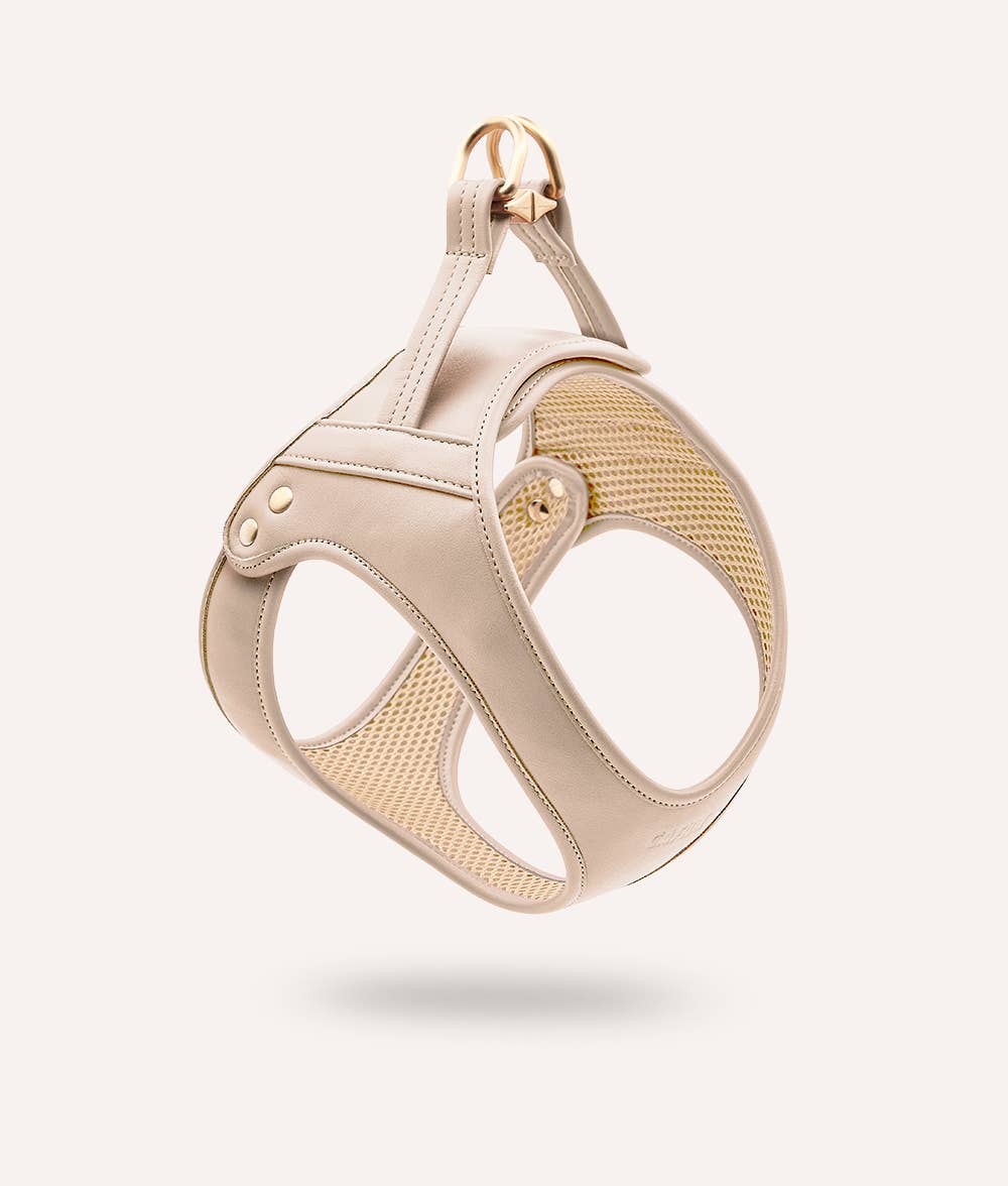CAFIDE - Beige Vegan Leather Harness, Jala