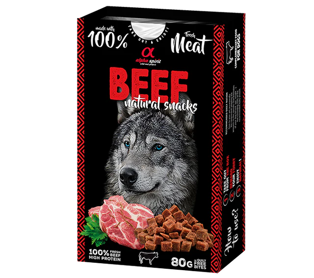 Alpha Spirit – Natural Snack Ternera – Snack blando