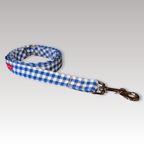 Caninetto Correa Forrada Vichy Azul Eléctrico - Nylon 1.2m