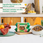 Wild Balance Lightly Cooked Frozen Dog Food - Beef & Vegetables - Active Dogs