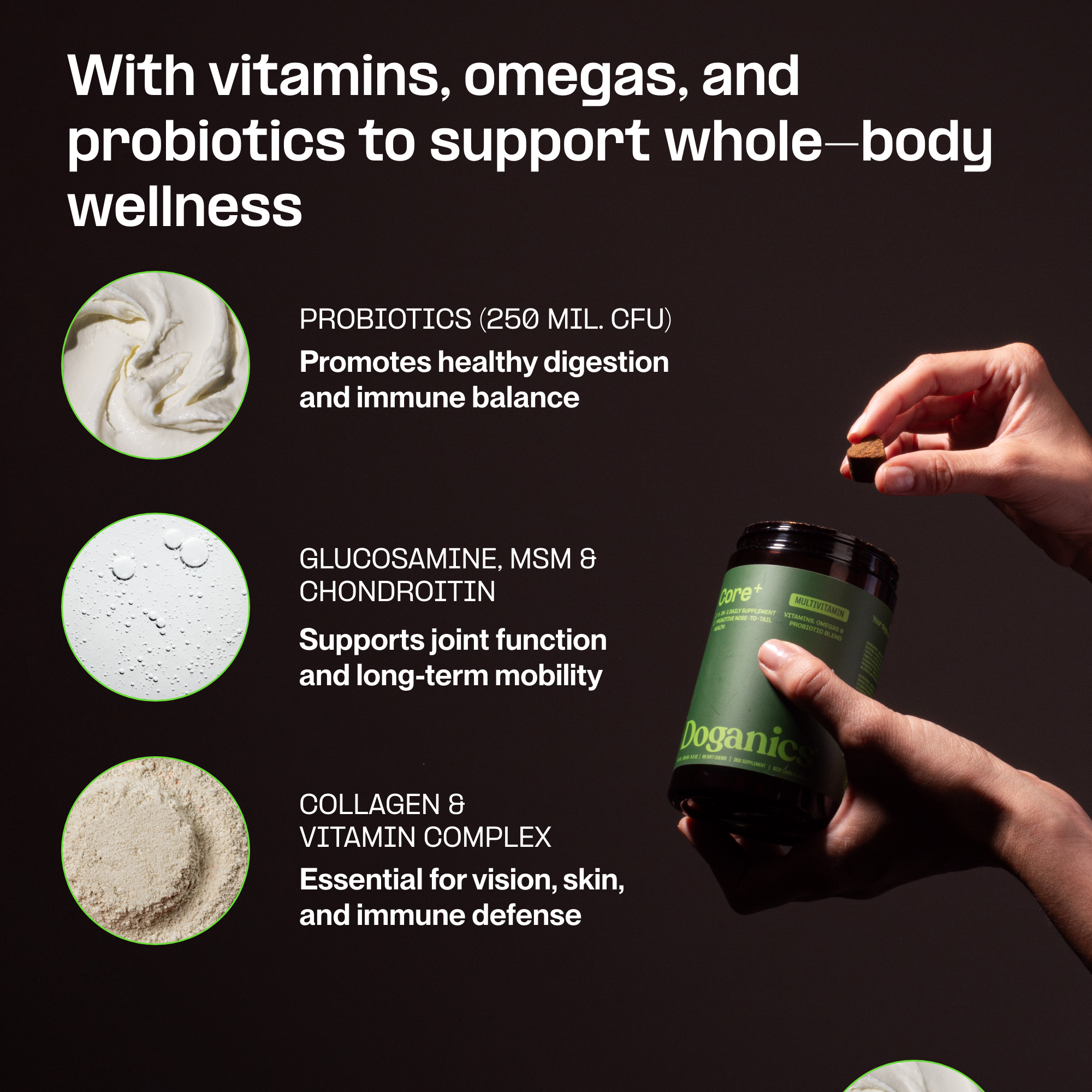 Doganics – Core+ – Daily Multivitamin Chews