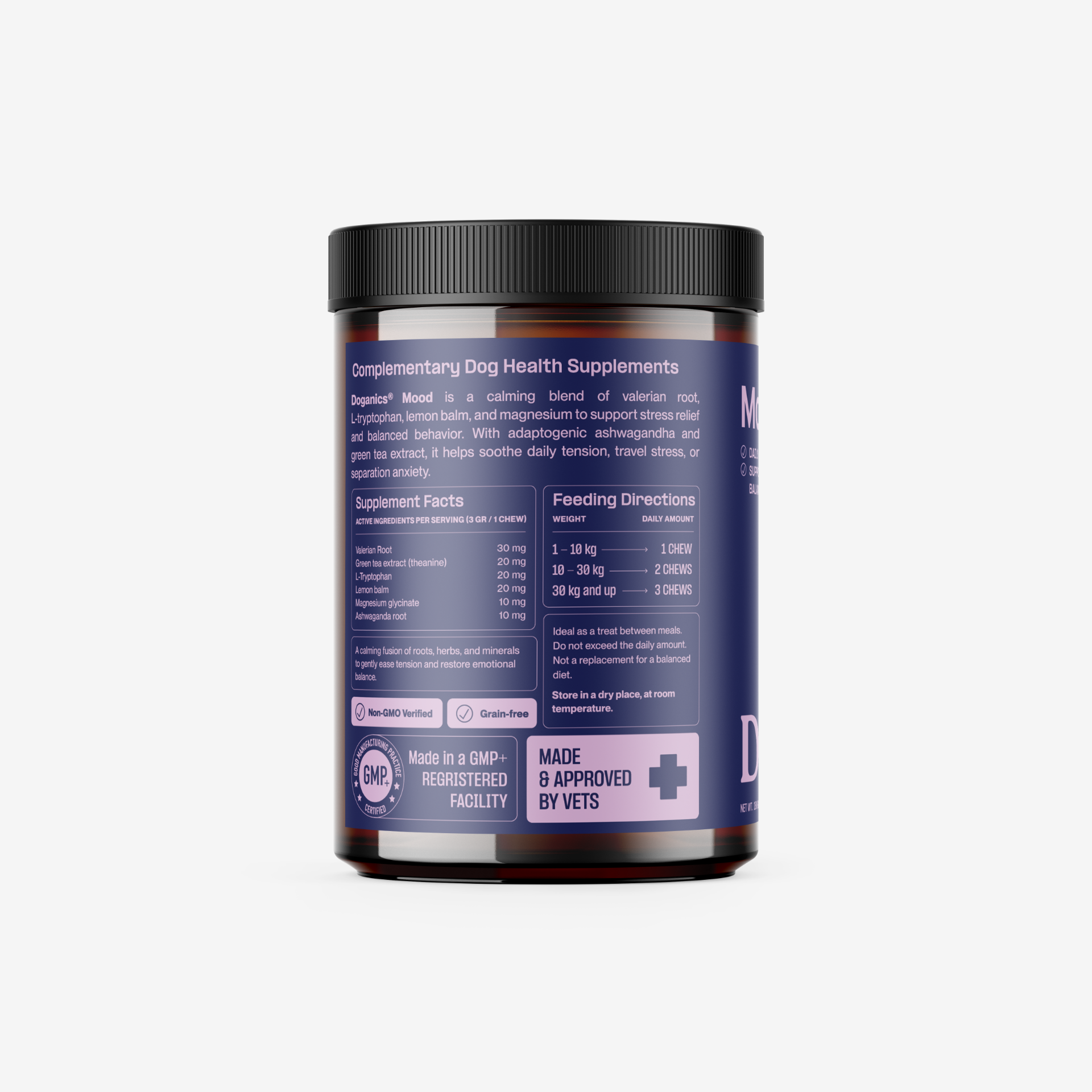 Doganics – Mood Calm & Relax – Stress Relief Chews