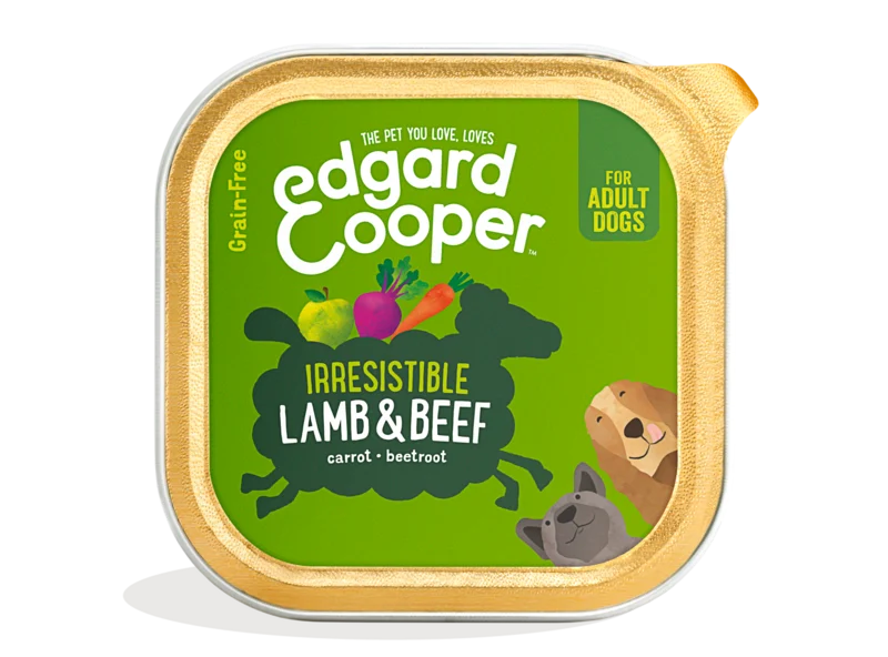 Edgard & Cooper Wet Dog Food - Lamb & Beef Recipe - Grain‑Free Adult