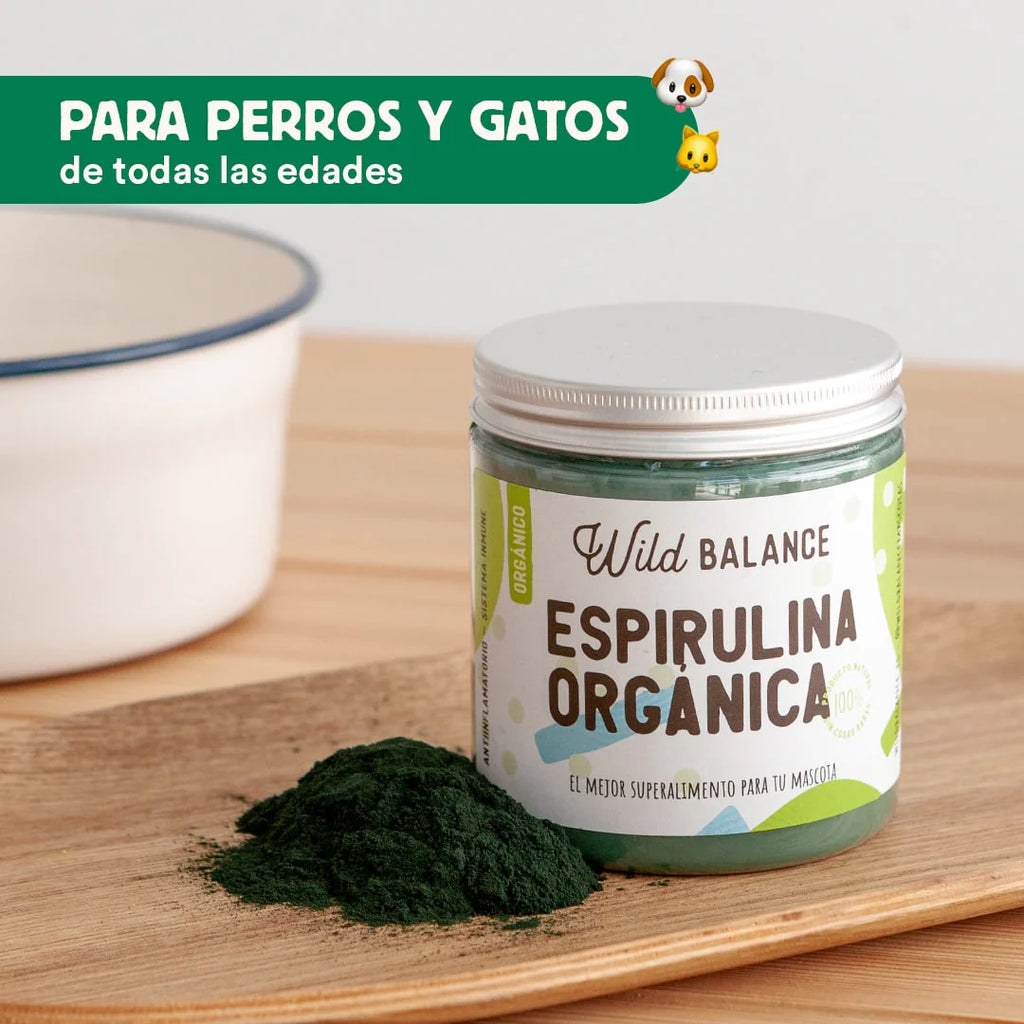 Wild Balance – Organic Spirulina – Natural Boost Dog Supplement