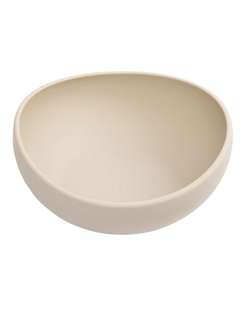 FuzzYard Life Silicone Bowl Sandstone