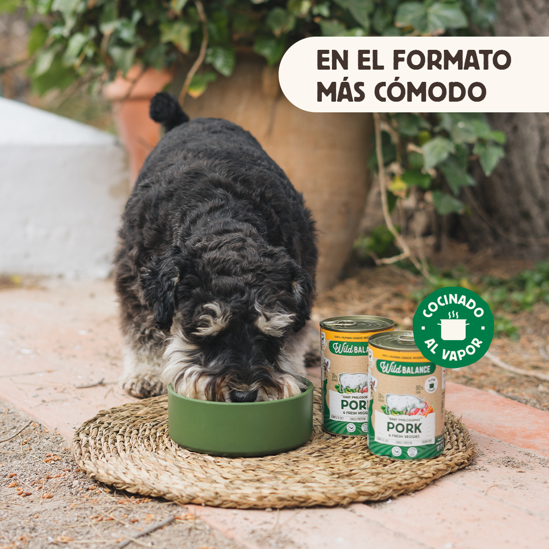 Wild Balance Wet Dog Food - Pork & Veggies - Adult Dogs