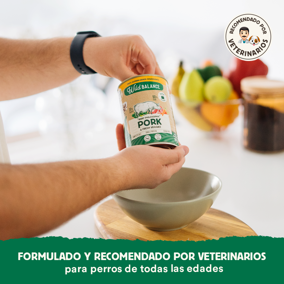 Wild Balance Wet Dog Food - Pork & Veggies - Adult Dogs