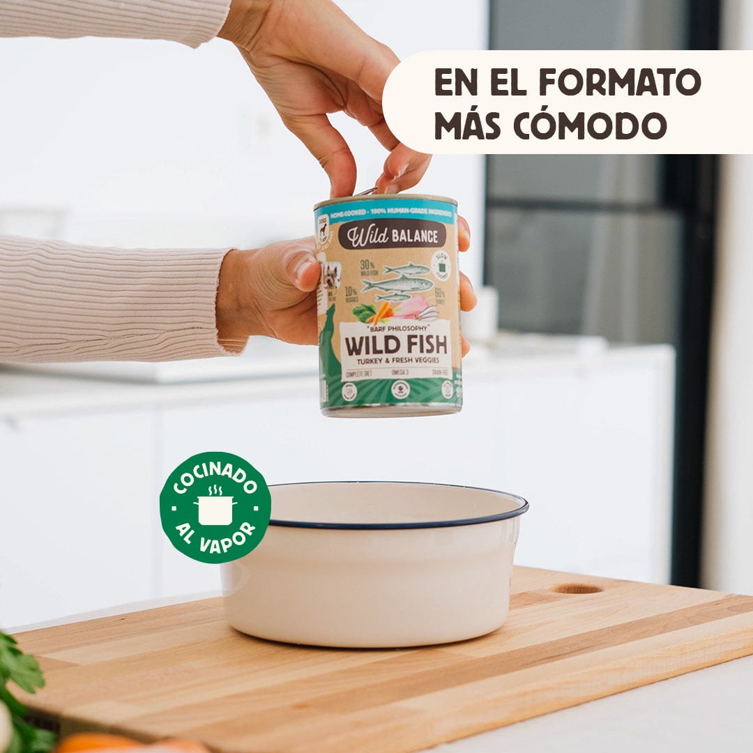 Wild Balance Wet Dog Food - Fish & Turkey Recipe - Adult