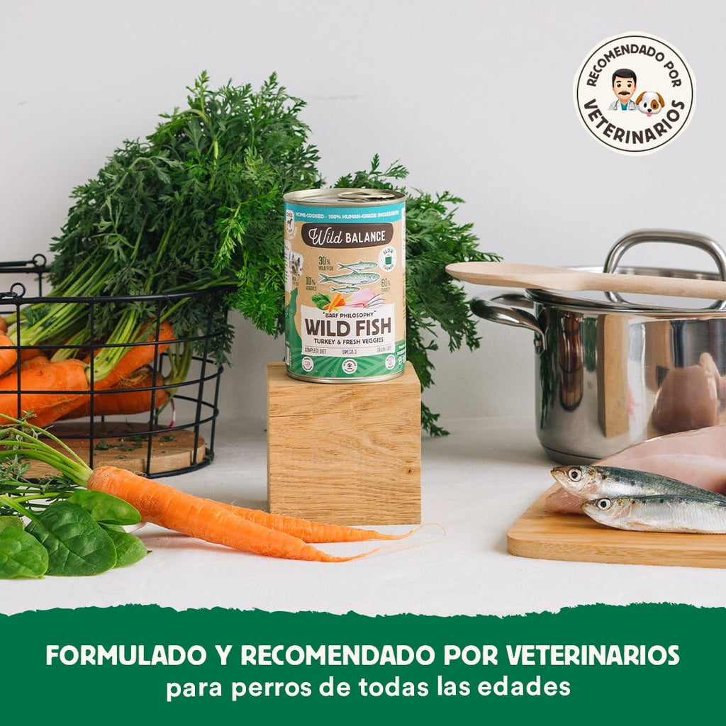 Wild Balance Wet Dog Food - Fish & Turkey Recipe - Adult
