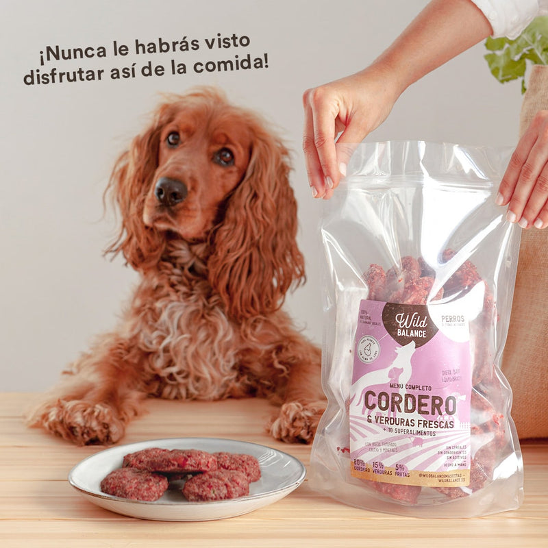 Wild Balance BARF Raw Dog Food - Lamb Single‑Protein (Frozen, All Ages)