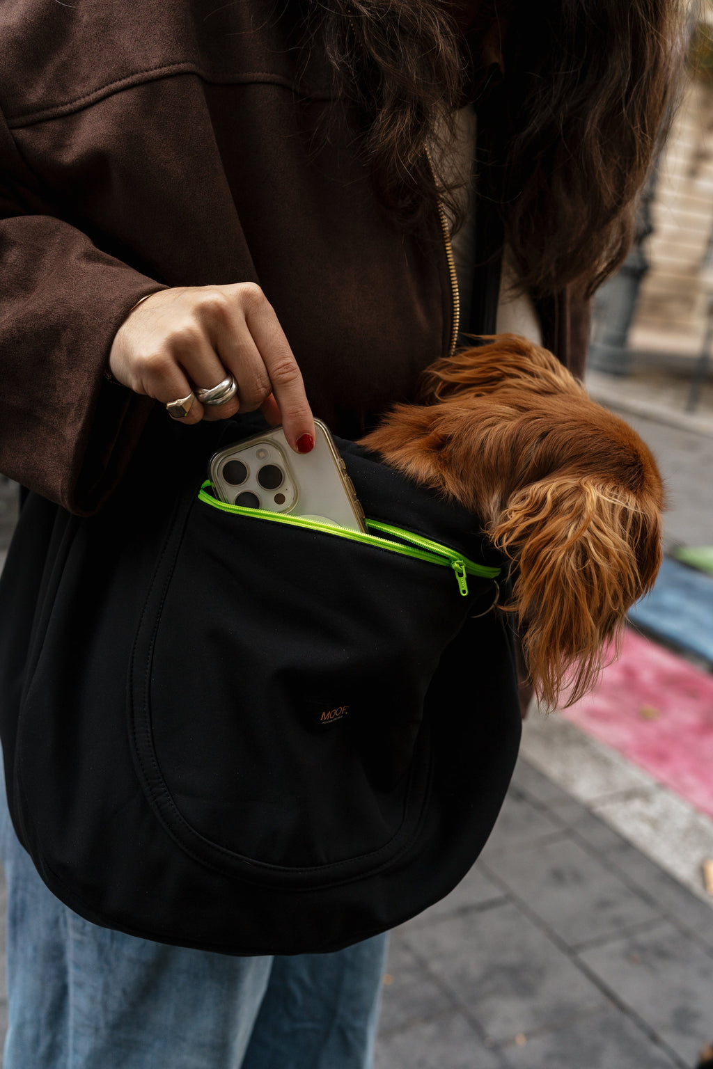 Moof - Loop Dog Carrier - Tie & Die