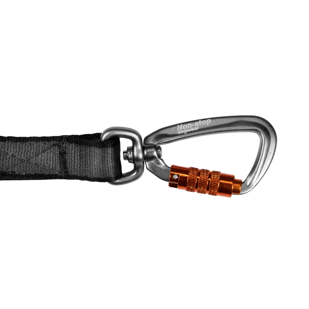 Non-stop dogwear Move Leash - Negro - Segura y funcional