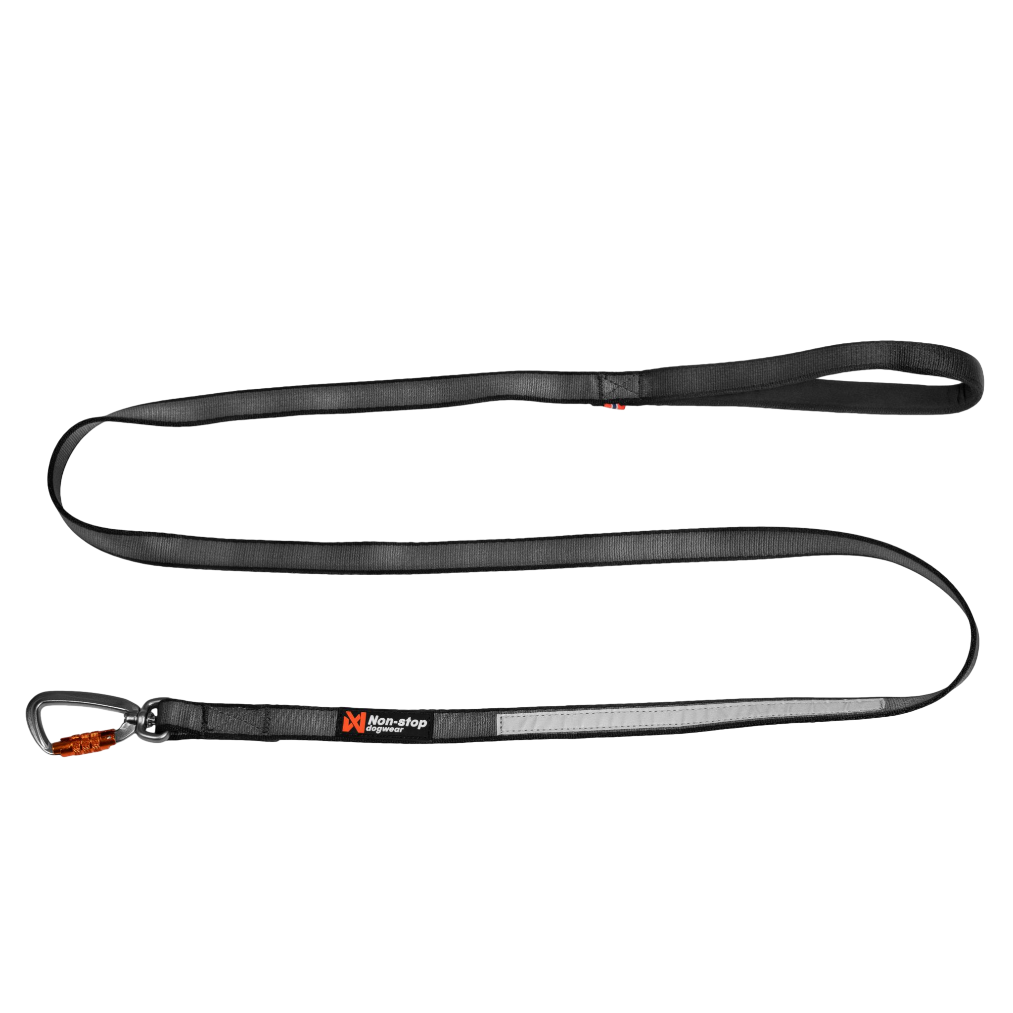 Non-stop dogwear Move Leash - Negro - Segura y funcional